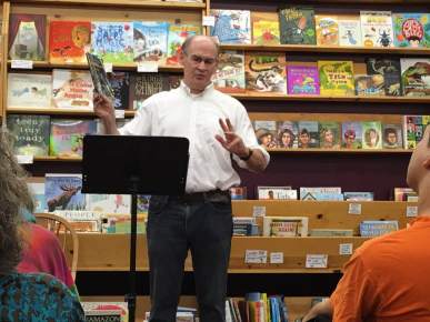 book reading gesture